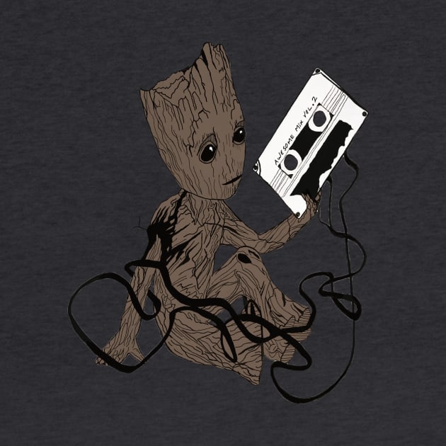 Groot Galaxy Remix by Sandman